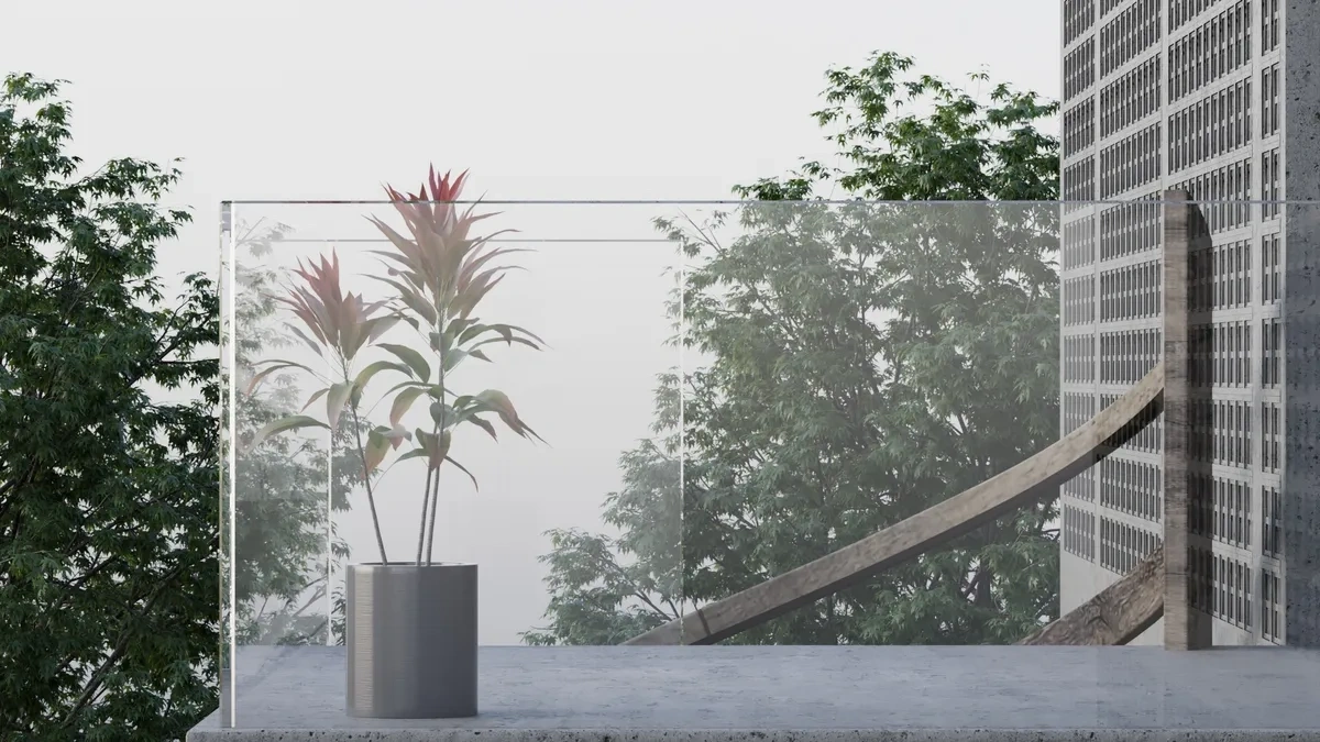 Brutalist Architectural Retreat - Seamless Spatial Flow - View 3